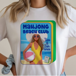 麻雀サマービーチクラブTシャツ Tシャツ