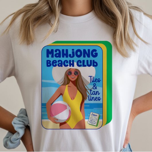 麻雀サマービーチクラブTシャツ Tシャツ