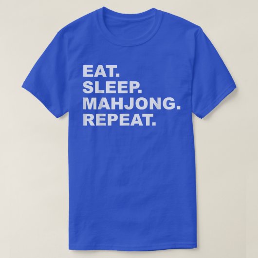 麻雀シャツ麻雀アクセサリー麻雀アイテム Tシャツ (デザイン正面)