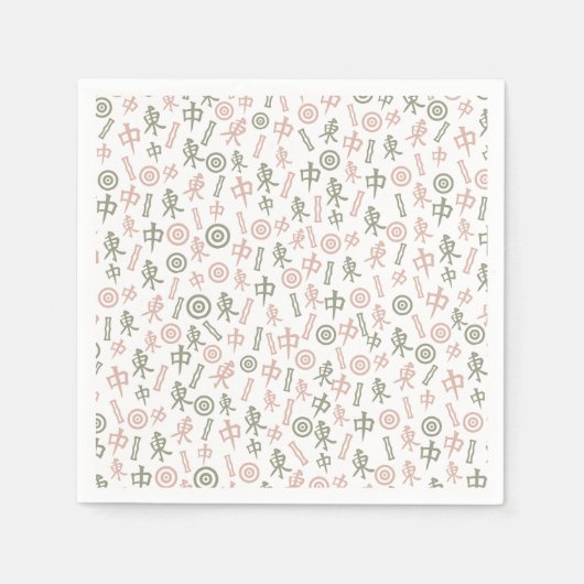 麻雀シンボル スタンダードカクテルナプキン (正面)