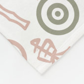 麻雀シンボル フリースブランケット (角)