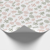 麻雀シンボル ラッピングペーパー (角)