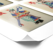 麻雀シーズンタイル4枚の写真プリント フォトプリント (角)