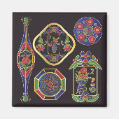 麻雀ジュエリーマグネット マグネット (正面)