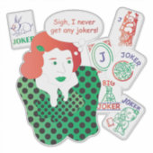麻雀ジョーカー ビニールステッカー シール (正面)