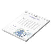 麻雀スコアシート 青いパゴダ ノートパッド (回転)