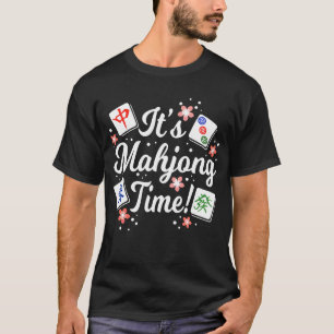 麻雀タイムゲーおもしろいム Tシャツ