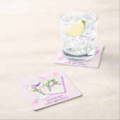 麻雀タイルのナプキンス麻雀パーティーデコール スクエアペーパーコースター (インサイチュ)