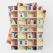 麻雀タイルギフトラップ ラッピングペーパーシート (インサイチュ)