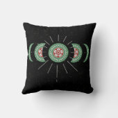 麻雀タイルムーンフェイズレッドドラゴンボードゲーム クッション (裏面)