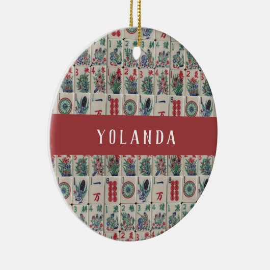 麻雀タイル模様パーソナライズされたセラミック装飾体 セラミックオーナメント (右)