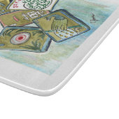 麻雀タイル カッティングボード (角)