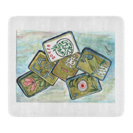 麻雀タイル カッティングボード