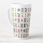 麻雀タイル カフェラテマグ (左アングル)