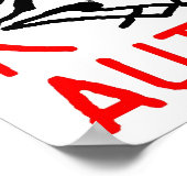 麻雀タイル、四季、白い背景 ポスター (角)