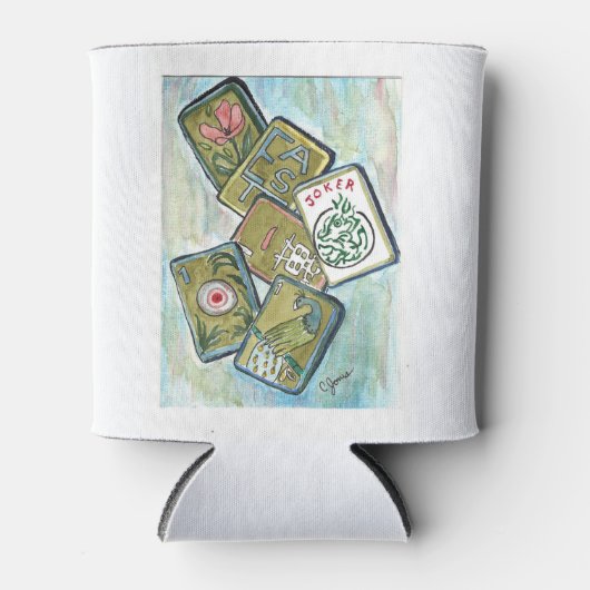 麻雀タイル 缶クーラー (正面)