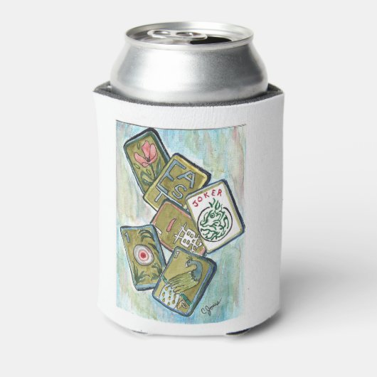 麻雀タイル 缶クーラー (缶裏面)