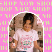 麻雀ダーリンピンク&ミントユニセックスTシャツ Tシャツ