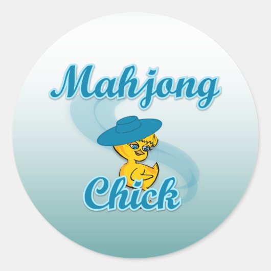 麻雀チック#3 ラウンドシール (正面)