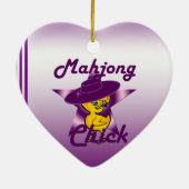 麻雀チック#9 セラミックオーナメント (裏面)