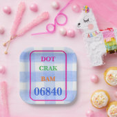 麻雀ドットクラックバム ペーパープレート (パーティー)