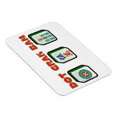 麻雀ドットクラックバム マグネット (右側)