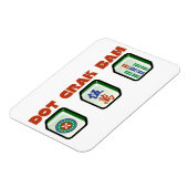 麻雀ドットクラックバム マグネット (左側)