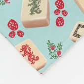 麻雀ドラゴンタイルフリースブランケット フリースブランケット (角)