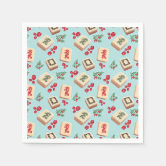 麻雀ドラゴンタイル紙ナプキンス スタンダードカクテルナプキン