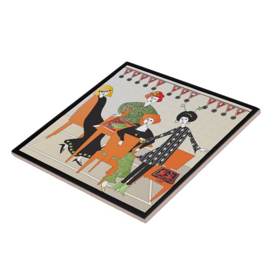 麻雀バナー新年 タイル (側面)