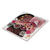 麻雀パルセスレッドタイル タイル (側面)