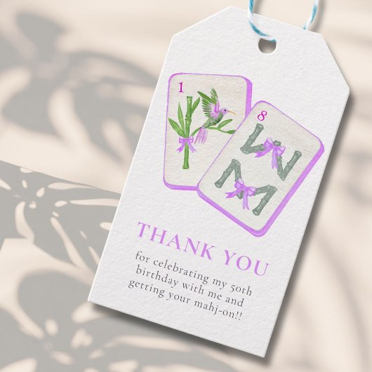 麻雀パーティー ギフトタグ