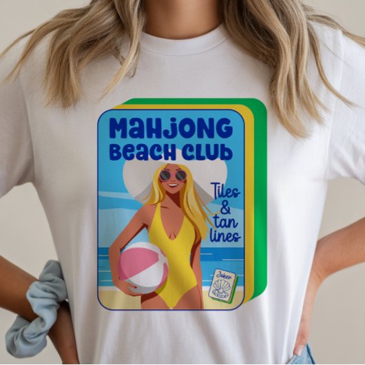 麻雀ビーチクラブサマーチシャツ Tシャツ
