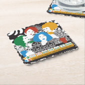 麻雀フレンズコースター ペーパーコースター (アングル)