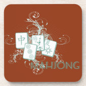 麻雀ブルー コースター (正面)