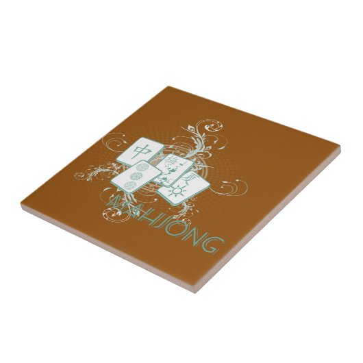 麻雀ブルー タイル (側面)