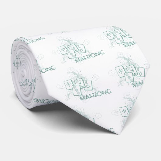 麻雀ブルー ネクタイ (ロール)