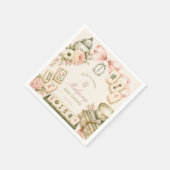 麻雀ベビーシャワー スタンダードカクテルナプキン (角)