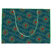 麻雀ホリデーギフトバッグ ラージペーパーバッグ (裏面)