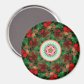 麻雀ホリーマグネット マグネット (正面/裏面)