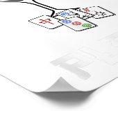 麻雀マおもしろいー・チニ・テール・ジョーク麻雀 ポスター (角)