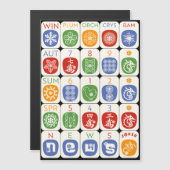 麻雀マグネットモダンカード (正面/裏面)