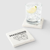 麻雀マスター ストーンコースター (横)