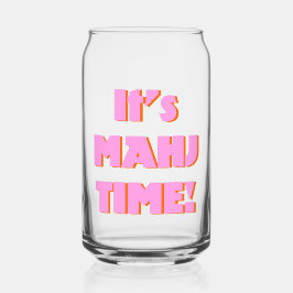 麻雀マージャンチョンピンク引用文かわいいおもしろい ガラス缶