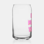 麻雀マージャンチョンピンク引用文かわいいおもしろい ガラス缶 (右)