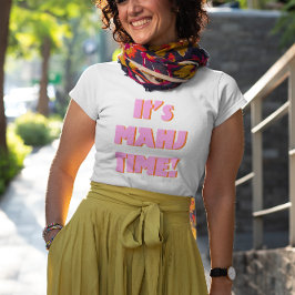 麻雀マージャンチョンピンク引用文かわいいおもしろい Tシャツ