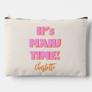 麻雀マージャンチョンピンク引用文 パーソナライズされた アクセサリーポーチ