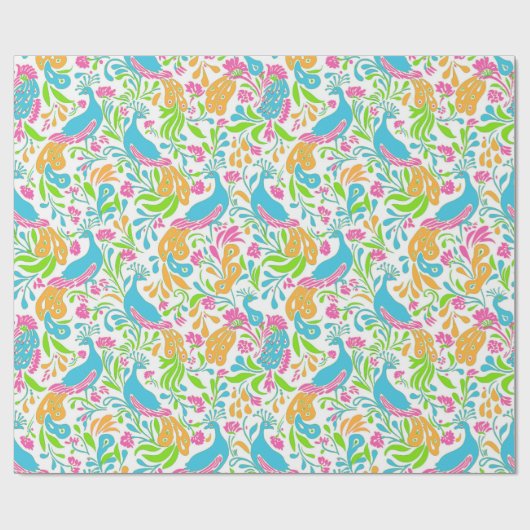 麻雀ラッピング紙 ラッピングペーパー (フラット)