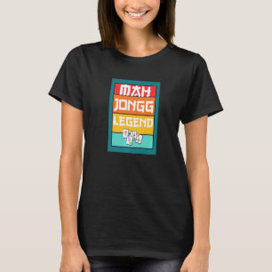 麻雀レジェンドタイルゲームジョケステイ Tシャツ