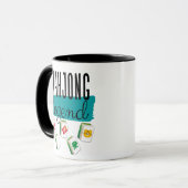 麻雀レジェンド |麻雀おもしろい マグカップ (正面左)